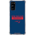 NFL New England Patriots Blue Performance Series Galaxy S20 FE Clear Case